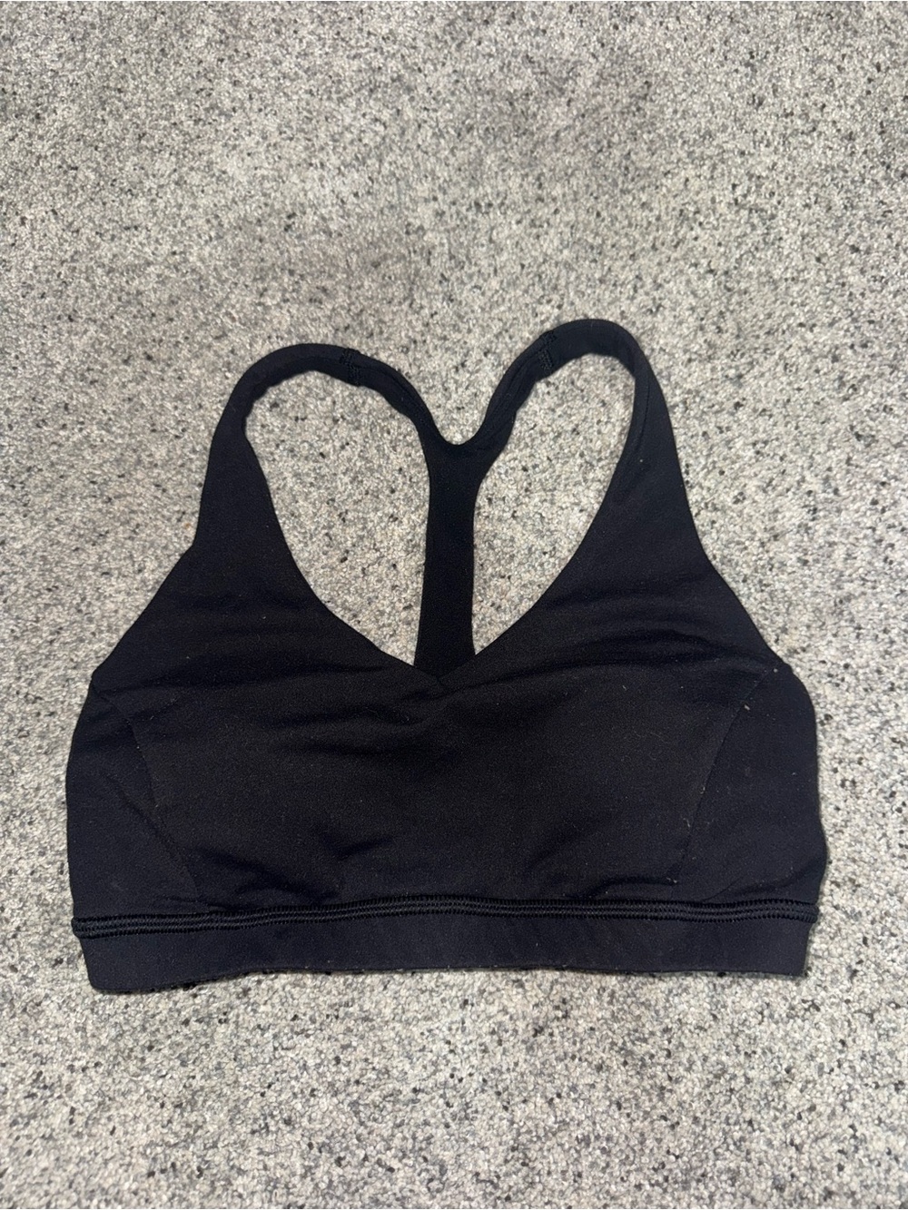 lululemon athletica Black Racerback Sports Bra